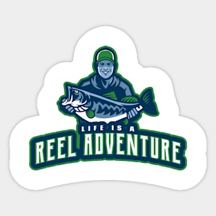 Life is a Reel Adventure Sticker